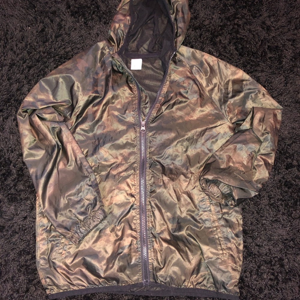 Kids Camo Windbreaker Jacket